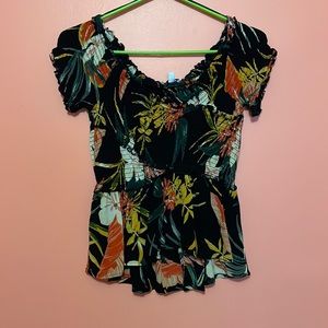 Patrons of Peace Off The Shoulder Top.